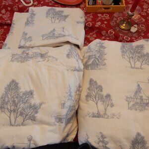 100% cotton King size sheets, flannel, never used.